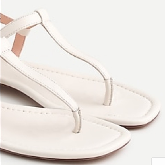 🎉J.Crew🎉Abbie ankle strap thong leather sandals - Picture 3 of 3